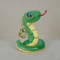 Мягкая игрушка Брелок Змея BL701224912GN